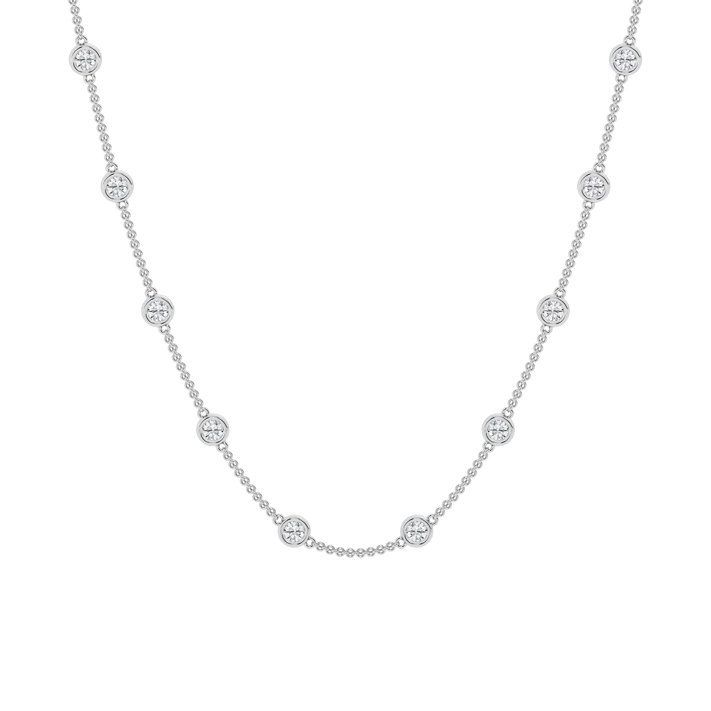 4.00 cttw  Diamonds by the Yard Necklace set
