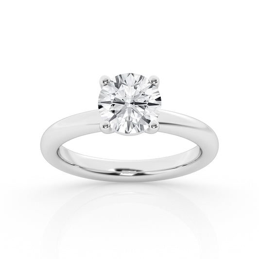 4.00 ct - Round  - Solitaire Ring