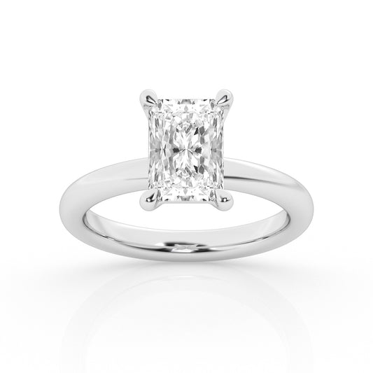 3.00 ct - Radiant  - Solitaire Ring