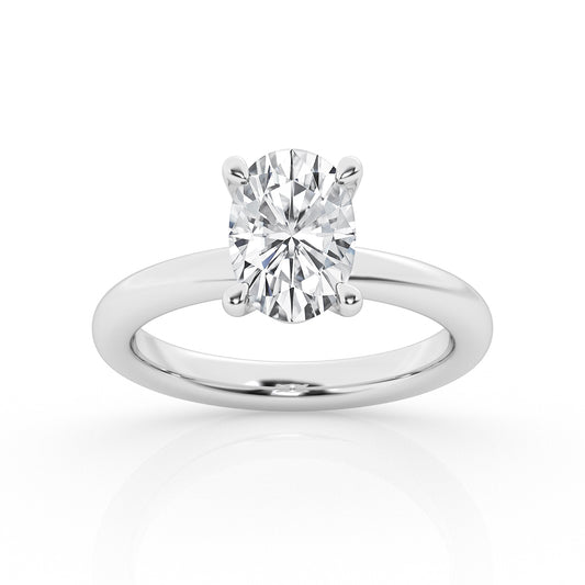 3.00 ct - Oval  - Solitaire Ring