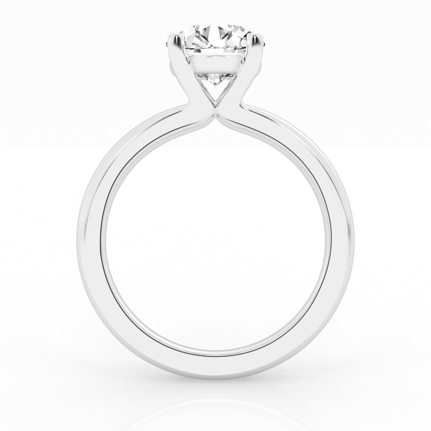 1.00 ct - Round  - Solitaire Ring