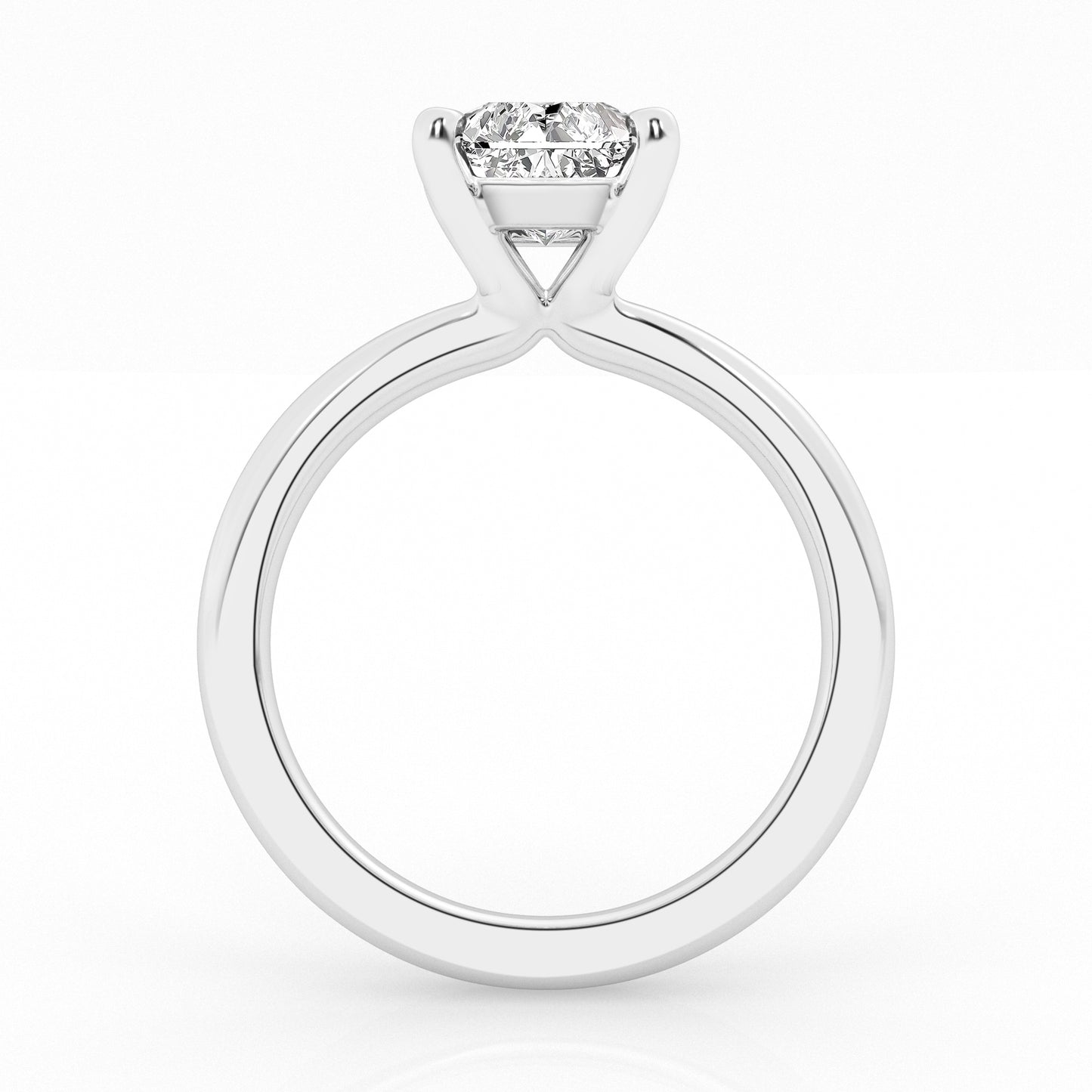 4.00 ct - Radiant  - Solitaire Ring