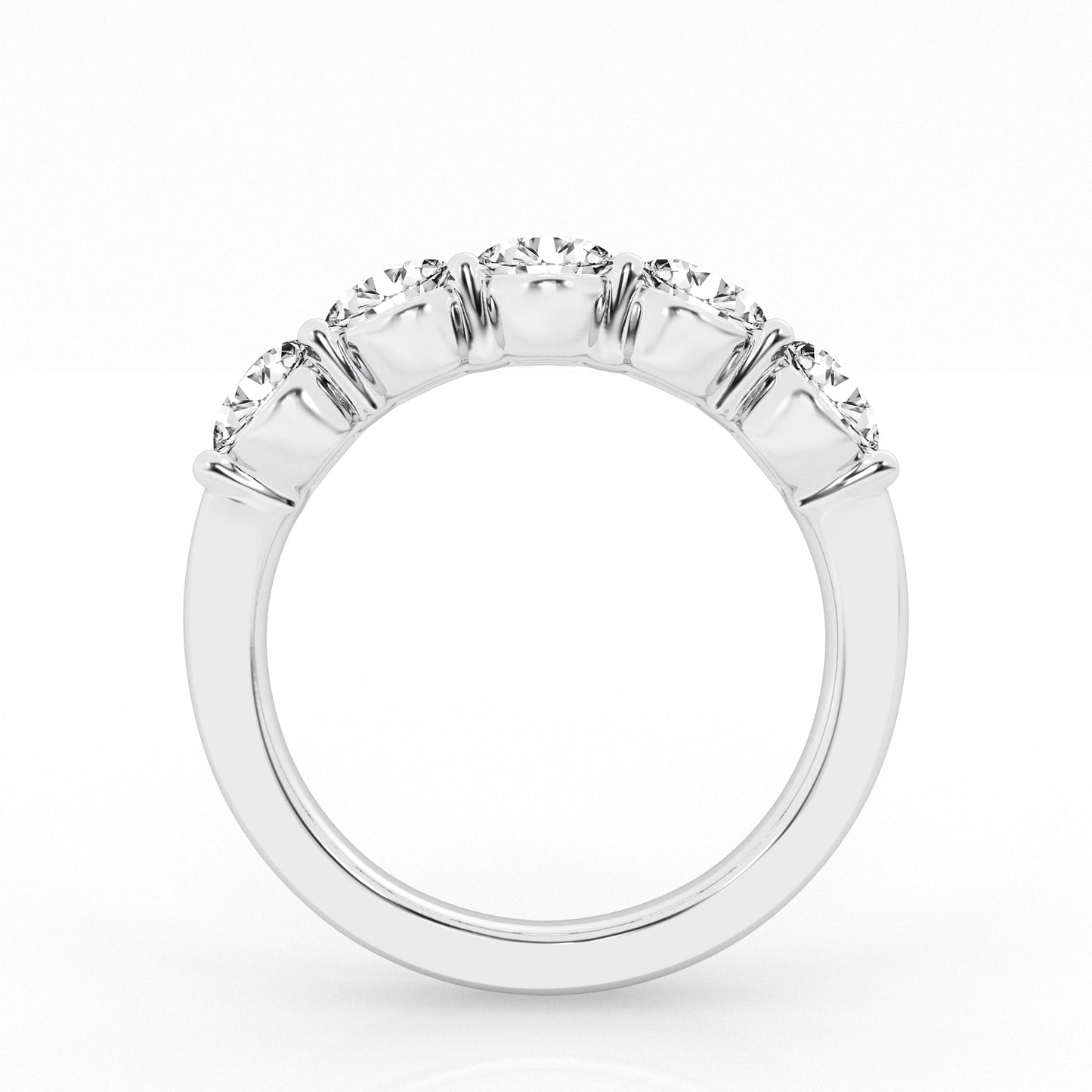 2.00 cttw - Round - 5 Stone Engagement Ring