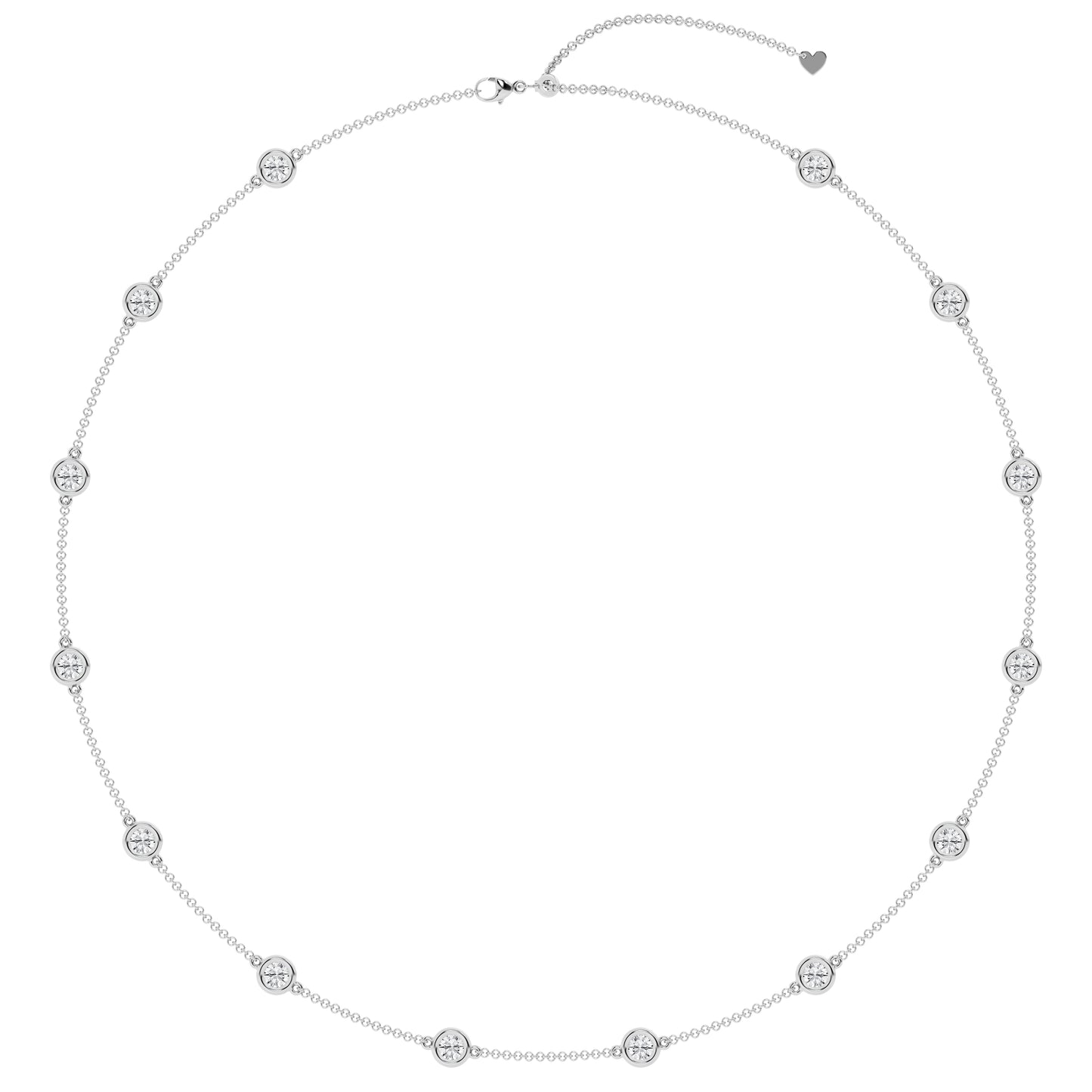3.00 cttw Diamonds by the Yard Necklace set