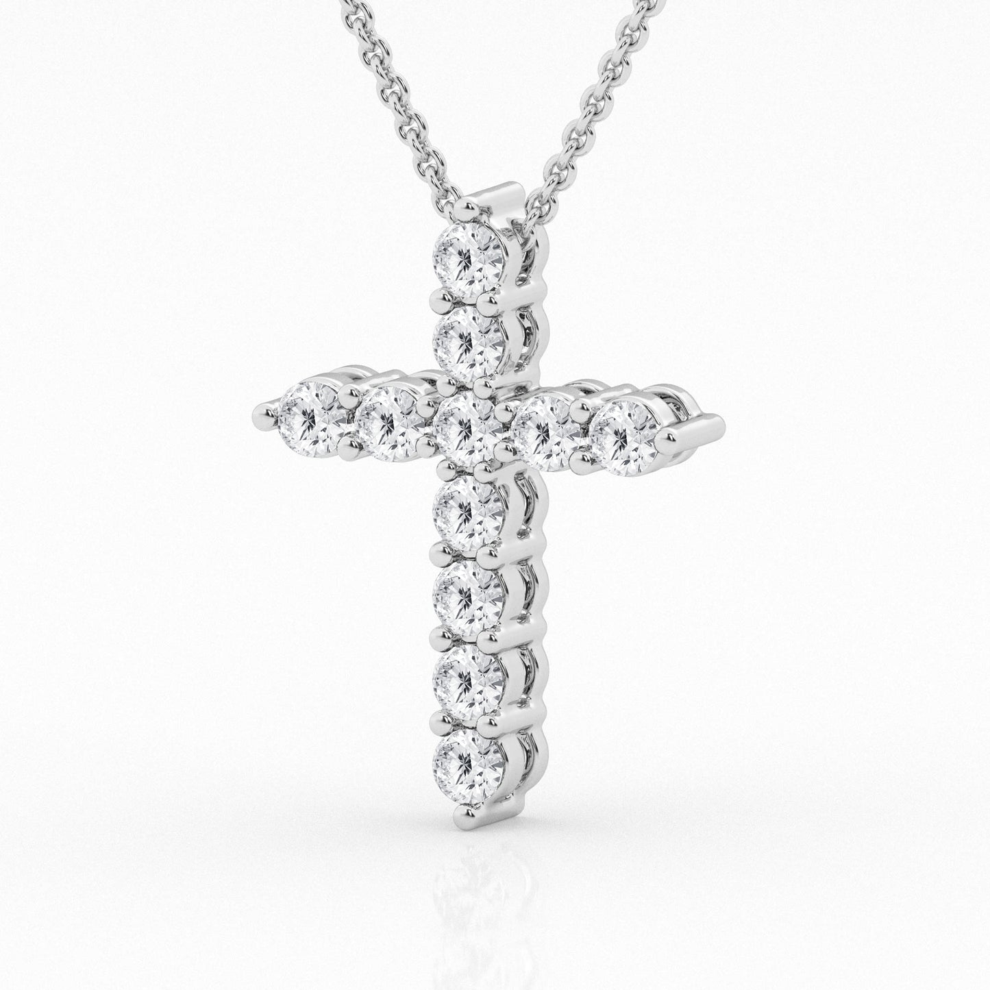 2.00 cttw Cross Pendant