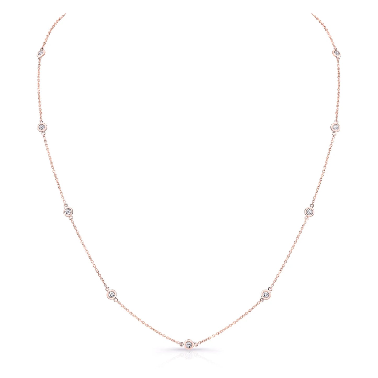 1/4 ct Lab Grown Diamond by the Yard Necklace