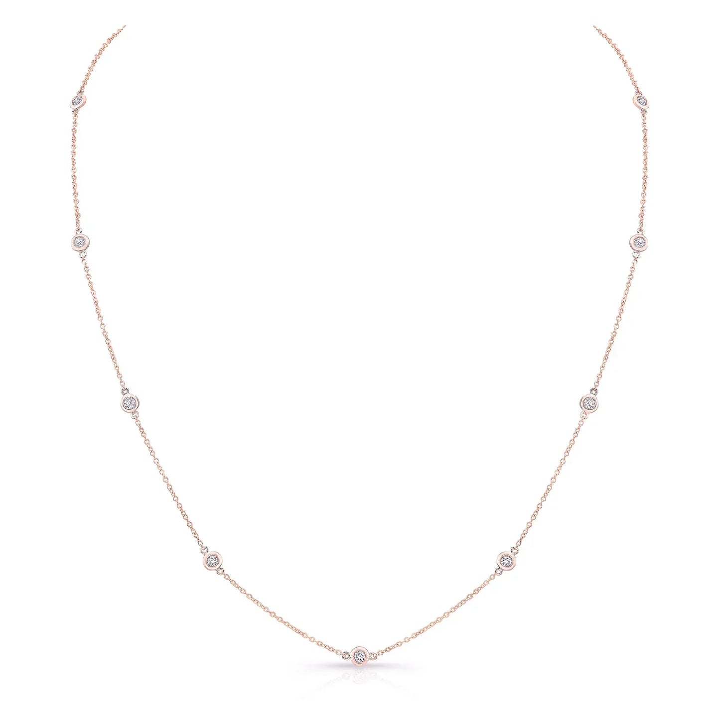 1/3 ct Lab Grown Diamond by the Yard Necklace