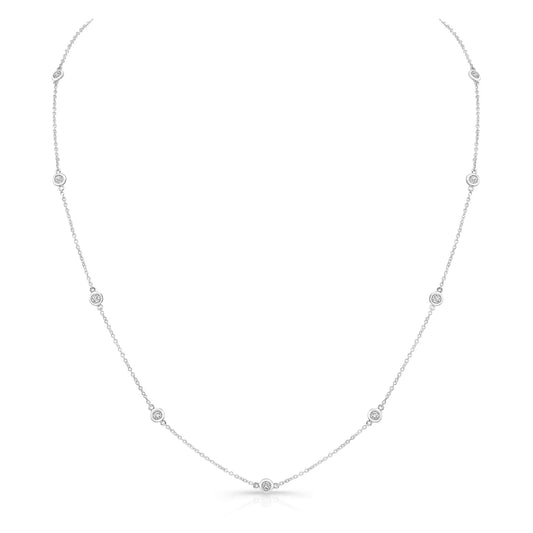 1/2 ct Lab Grown Diamond by the Yard Necklace