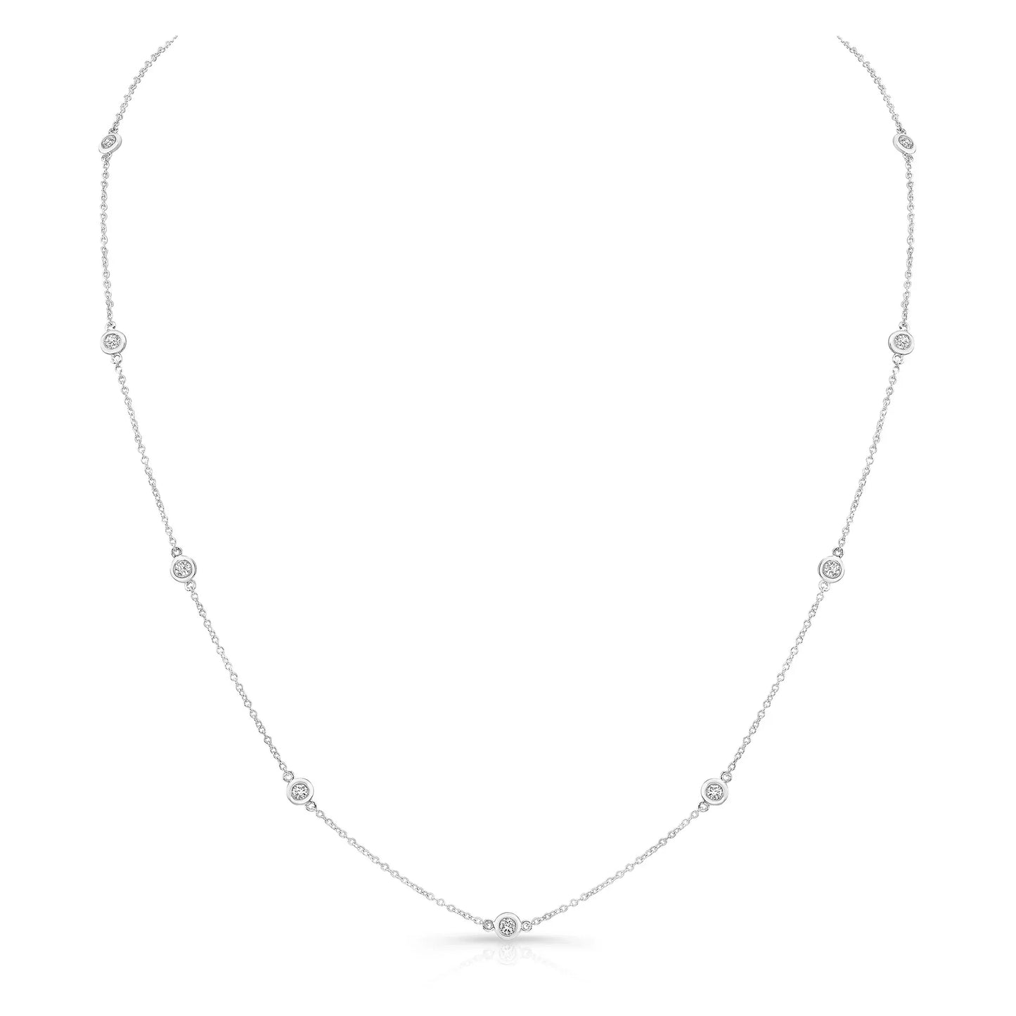 1/3 ct Lab Grown Diamond by the Yard Necklace