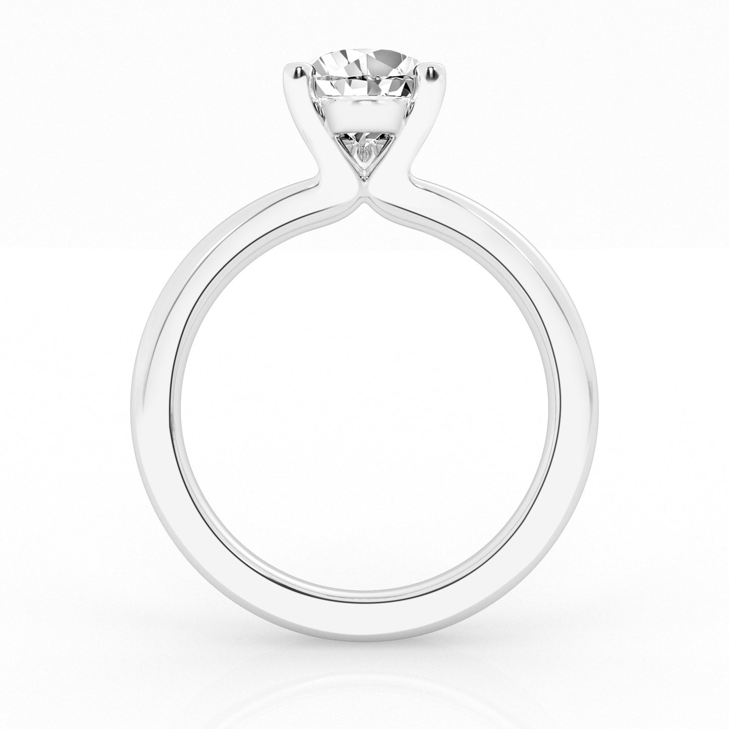 1.00 ct - Pear  - Solitaire Ring