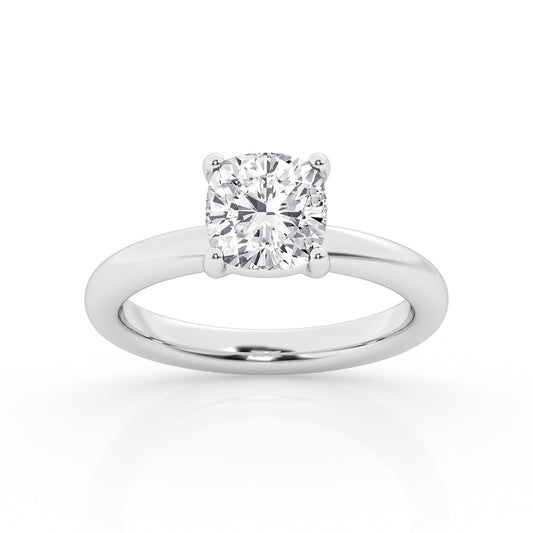 1.50 ct - Cushion  - Solitaire Ring