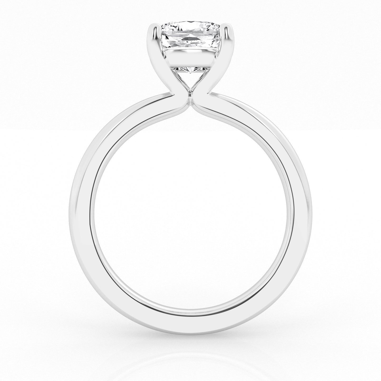 1.50 ct - Cushion  - Solitaire Ring