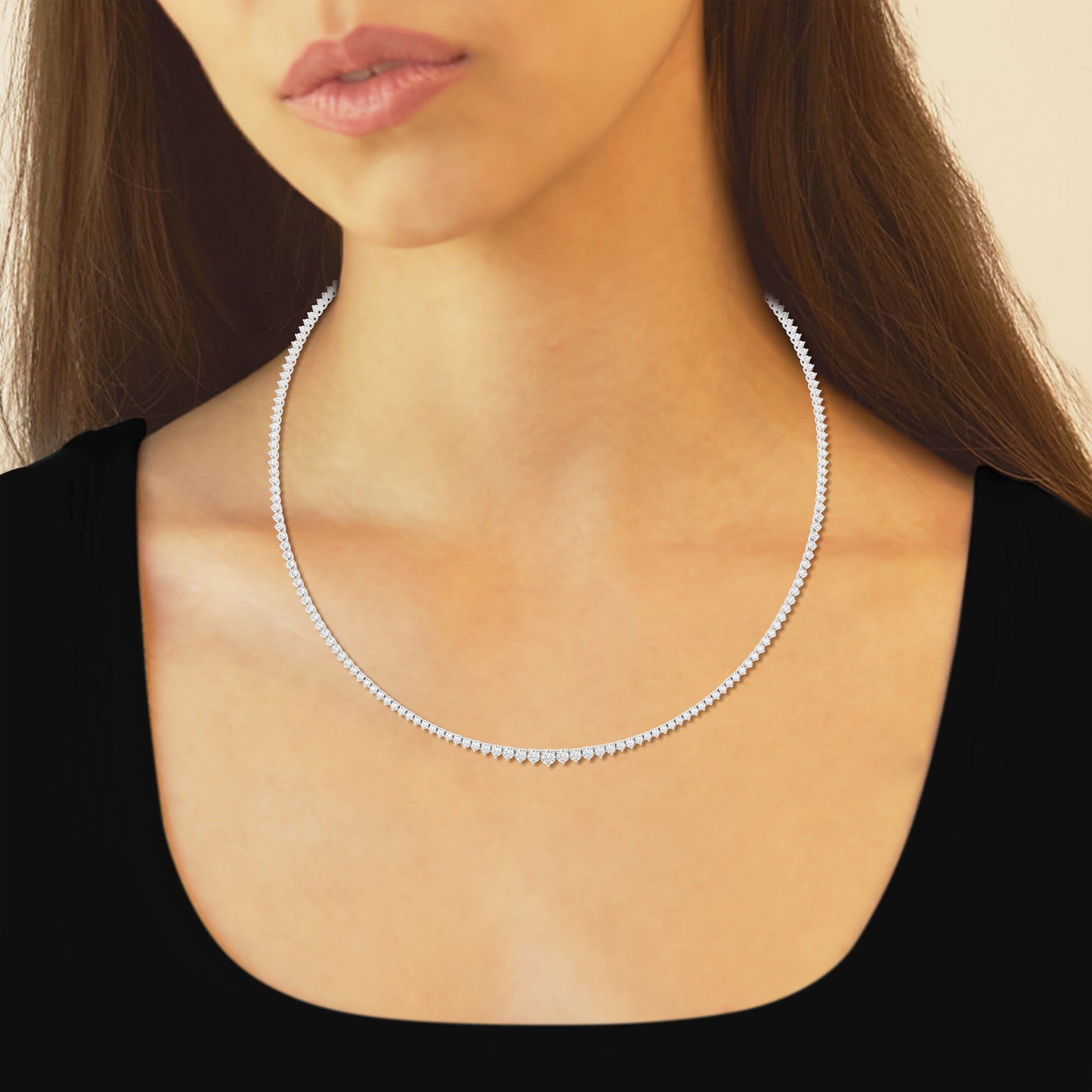 12.00 cttw Rivera Necklace - Round