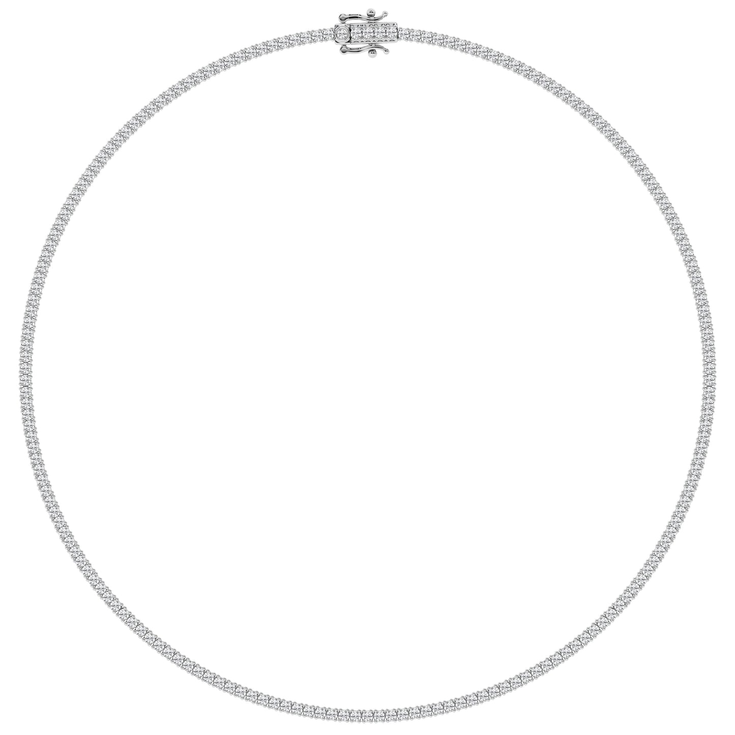 10.00 cttw  Tennis Necklace - Round